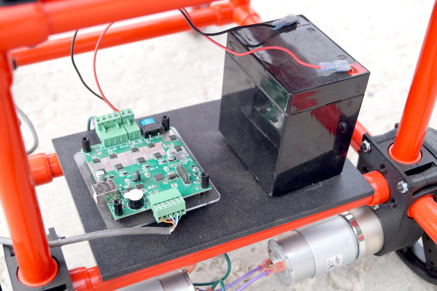 Wheelchair Controller and Battery Mounting