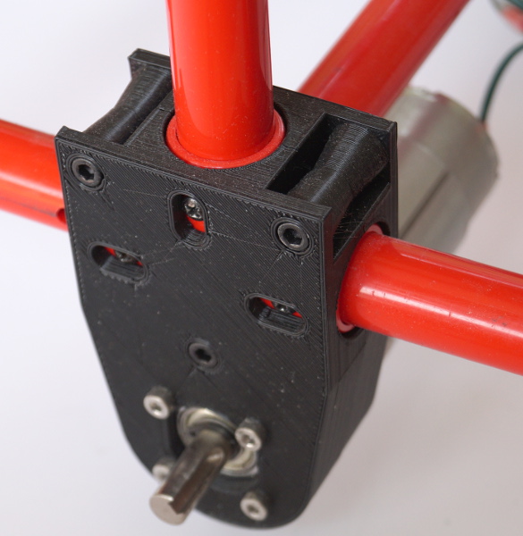 Wheelchair Motor Bracket Angle View