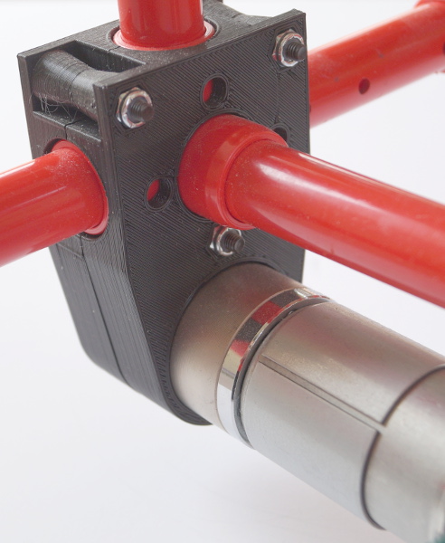 Wheelchair Motor Bracket Back View